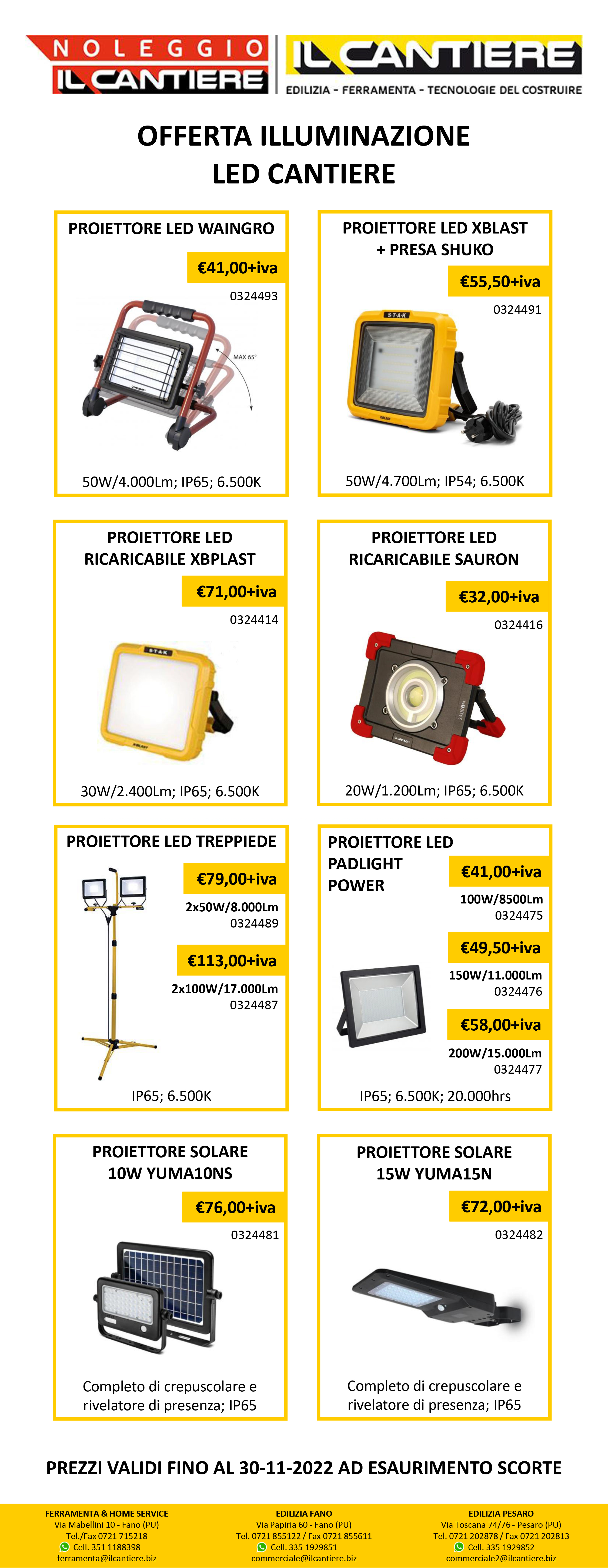 PROMO ILLUMINAZIONE LED 17-10-2022