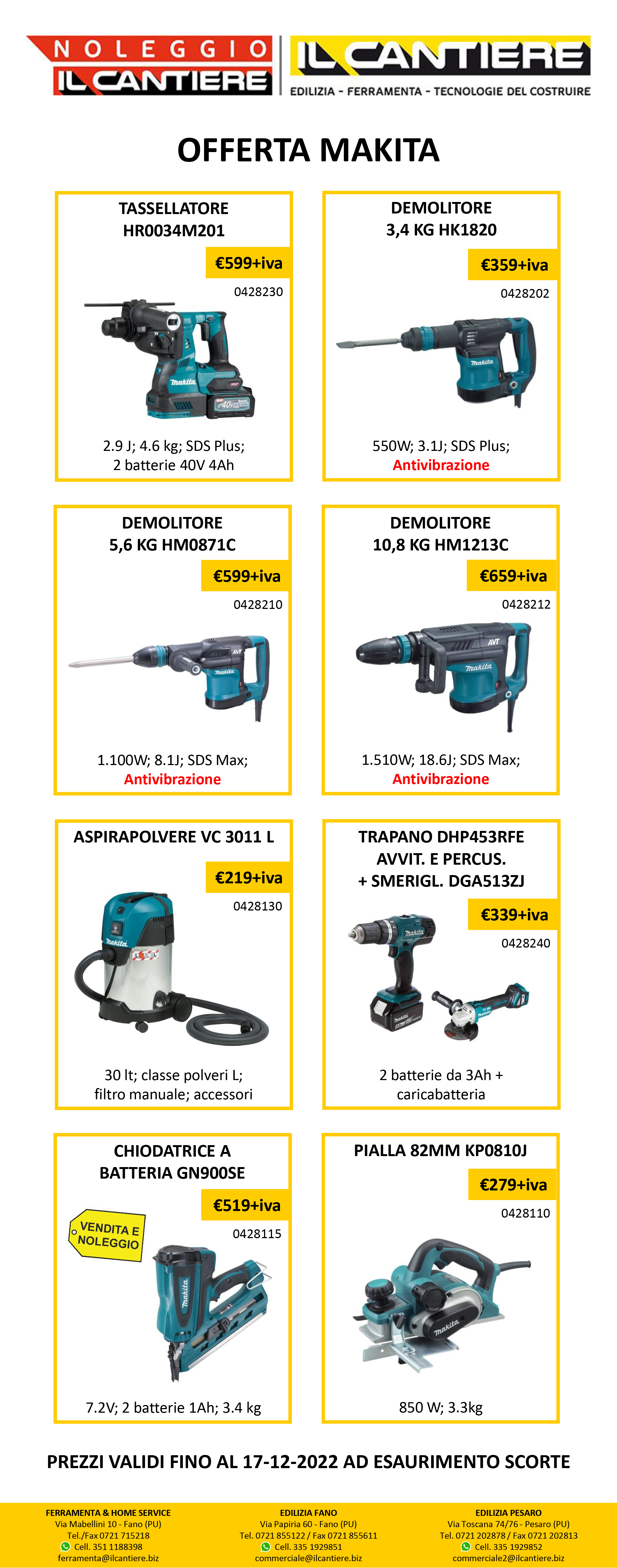 PROMO MAKITA 28-11-2022