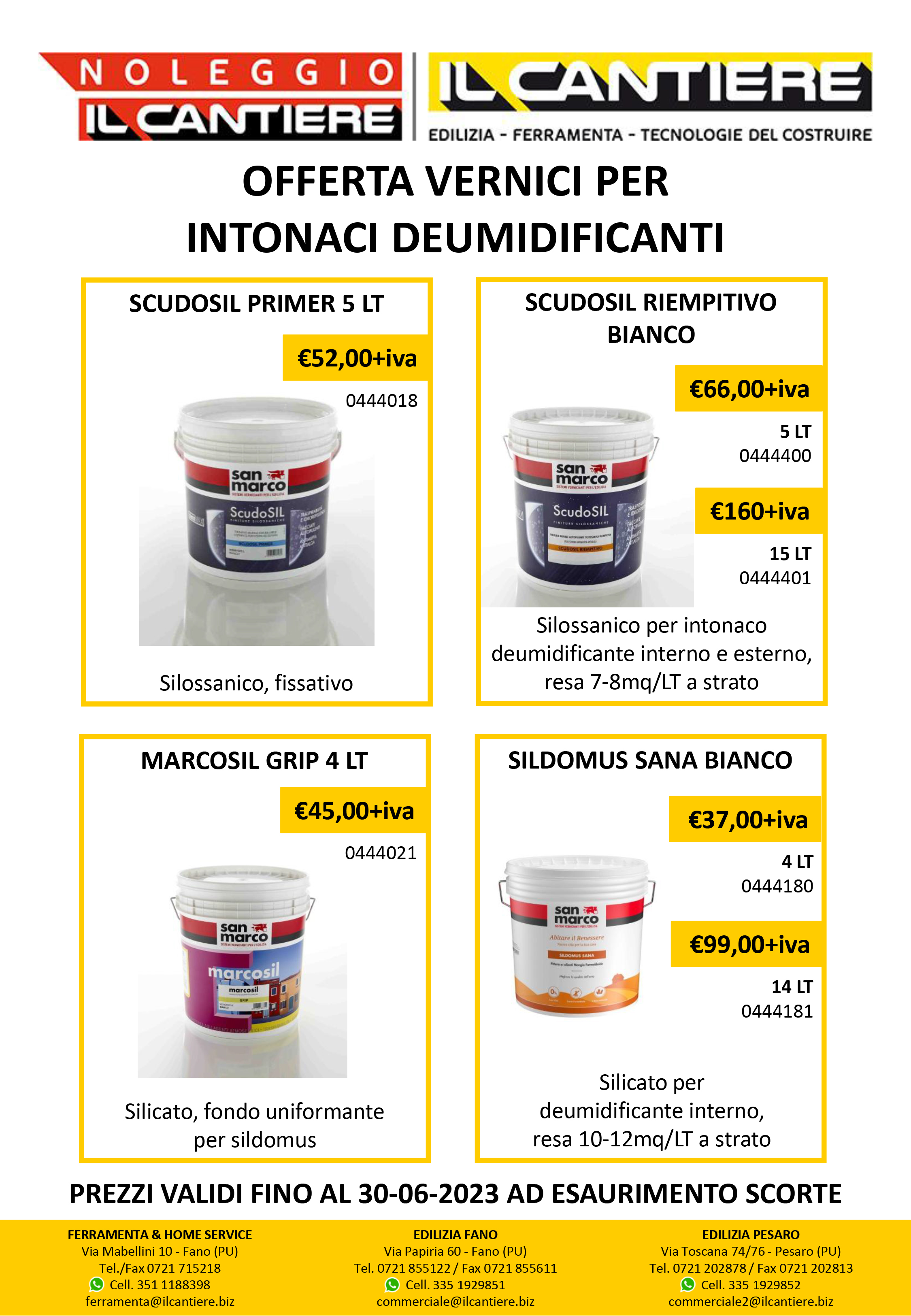 Promo VERNICI PER INTONACI DEUMIDIFICANTI 15-05-2023