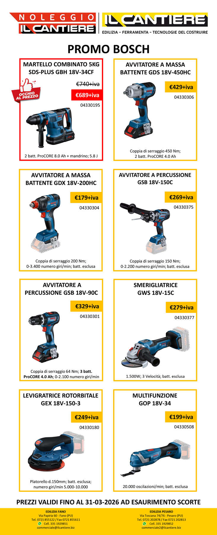 PROMO BOSCH 19-01-2026