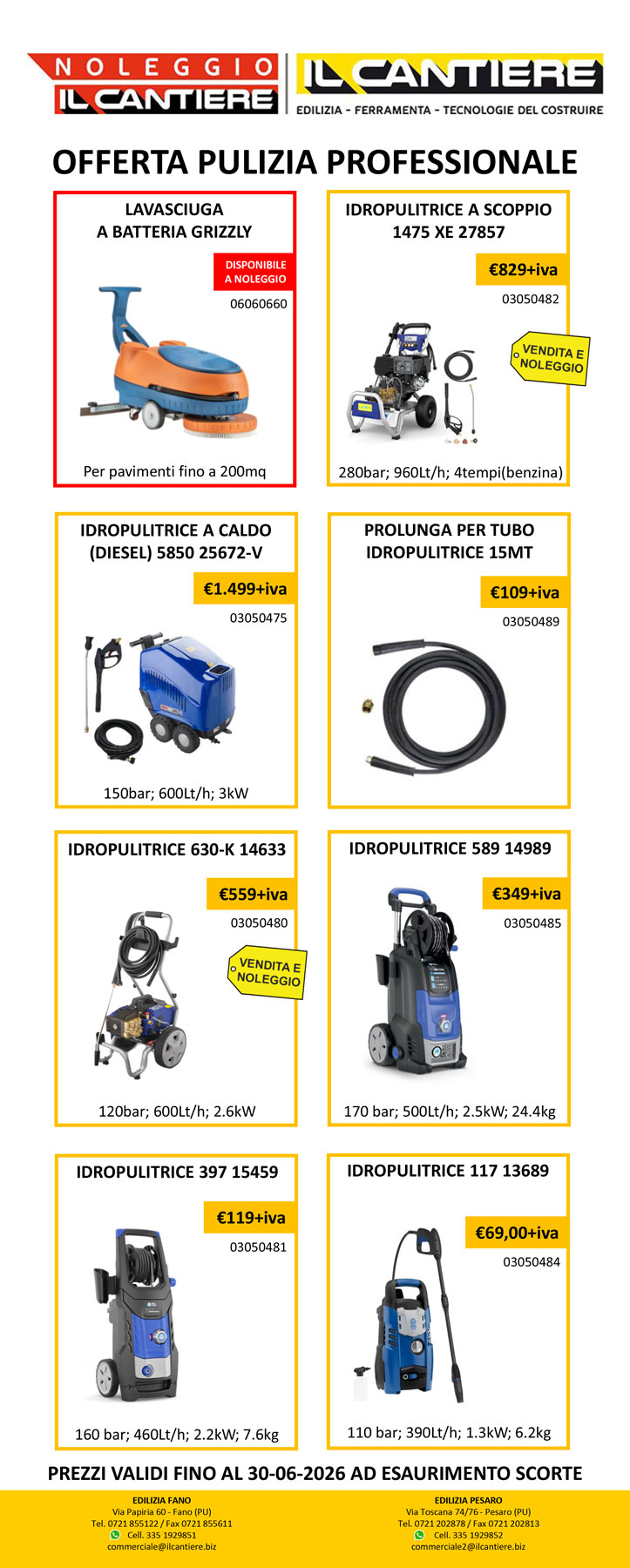 PROMO PULIZIA PROFESSIONALE 13-04-2026