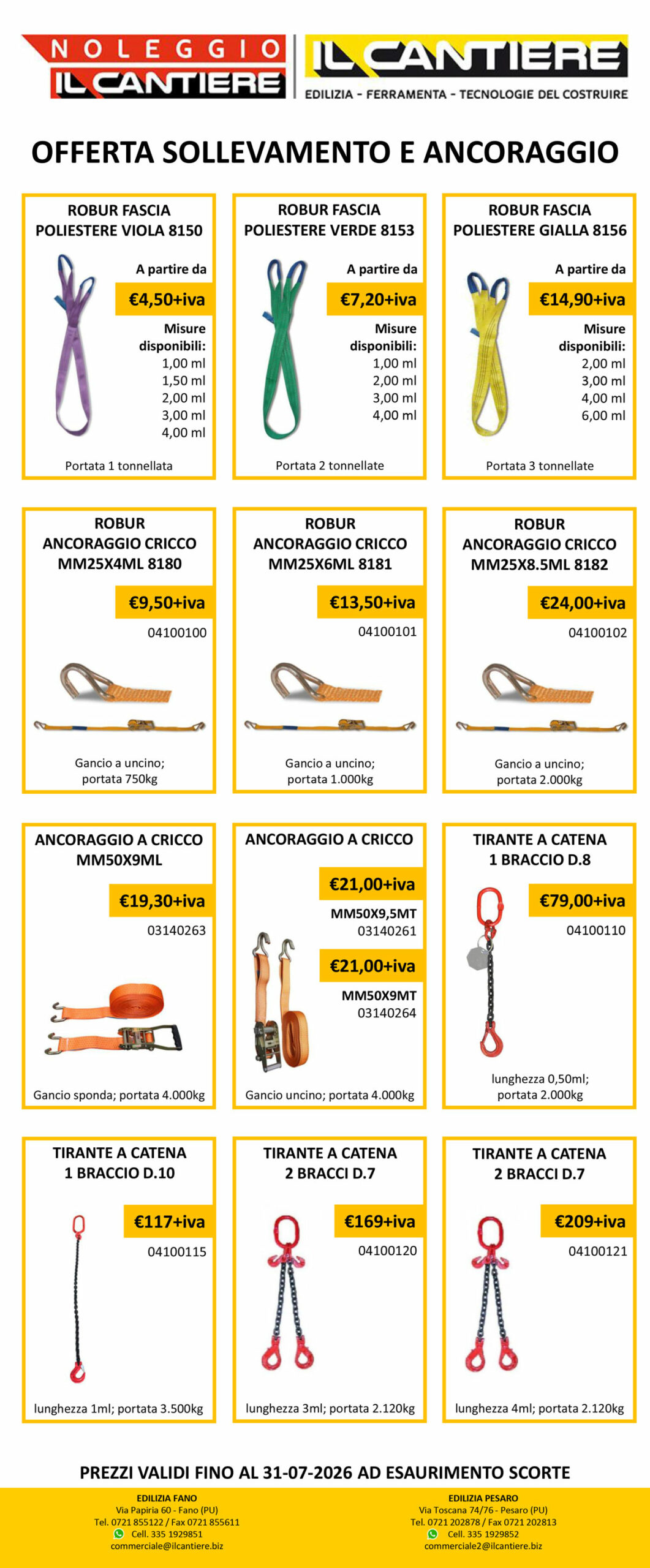 PROMO SOLLEVAMENTO E ANCORAGGIO 11-05-2026
