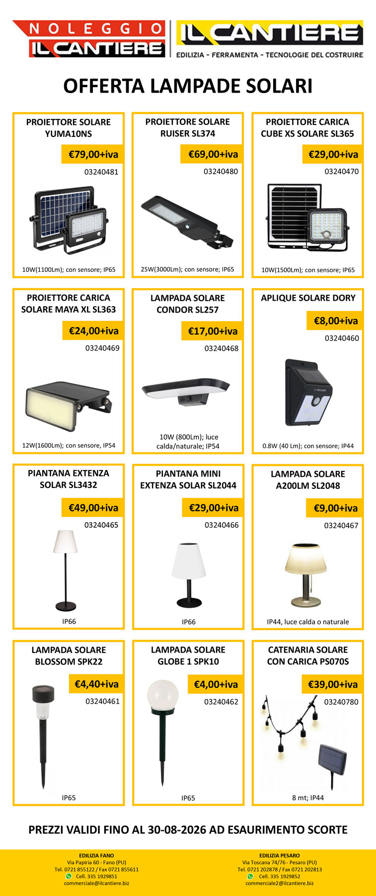 PROMO LAMPADE SOLARI 01-06-2026